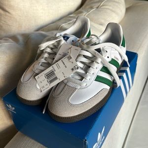 Adidas Samba (white & green) (men’s or women’s)